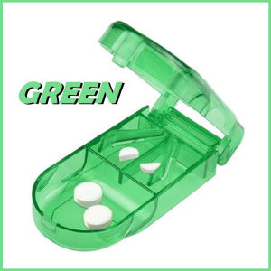 Portable Medicine Cutter Pill Cutter Box Tablet Splitter Storage Case Tablet Separator Dispenser Compartment Box