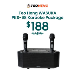 Wasuka PKS-68 Wireless Bluetooth Speakers with Wireless Mics