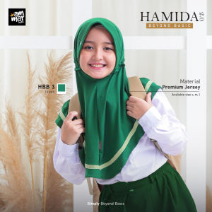 Ammarkids Hijab anak perempuan New Hamidah Beyond Basic Jilbab anak perempuan untuk sekolah SD