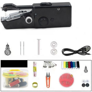 Sewing Machine Multifunctional Handheld Small Sewing Machine/Portable Mini Sewing Machine For Home Use/Easy Stitching For Beginners/Compact Design