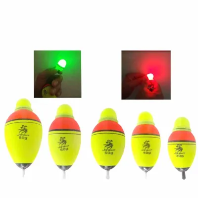 Phao Đen Câu Đêm Phao Câu Cá Phao Phát Sáng Điện Tử Bụng Lớn Nhiều Size 30g-100g - Freeship