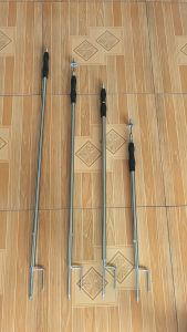 Runvictor 2.5m Camping Tent Poles Support Canopy Tarp Pole Sun Shade Net Pole Tiang Batang Khemah