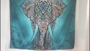 Indian Hanging Wall Tapestry Mandala Fabric Psychedelic Carpet Large Wall Tapestry Hippie Boho Decor Dorm Wall Cloth Tapestries