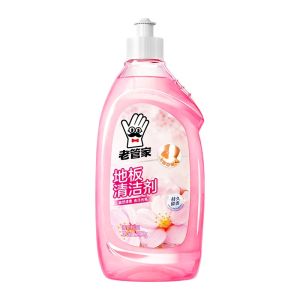 Laoguanjia Sakura Floor Cleaner 500ML Tile Floor Cleaning Liquid Heavy Duty Stain Remover Streak-Free Floor Polish