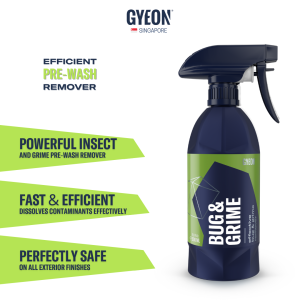 GYEON Q2M Bug and Grime 500ml -Strong Automotive Car Care Insects Bugs and Grime Pre-wash Remover