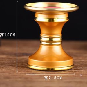 Nến điện tử nến đèn bơ đèn lưu ly hoa sen đèn phật trường minh đèn pin đèn điện 30 ngày