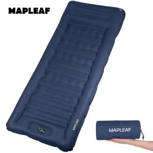 MAPLEAF Inflatable Camping Mattress Mat Inflatable Hiking Sleeping Pad Ultralight Waterproof 12cm Air Mattress Camping Sleeping