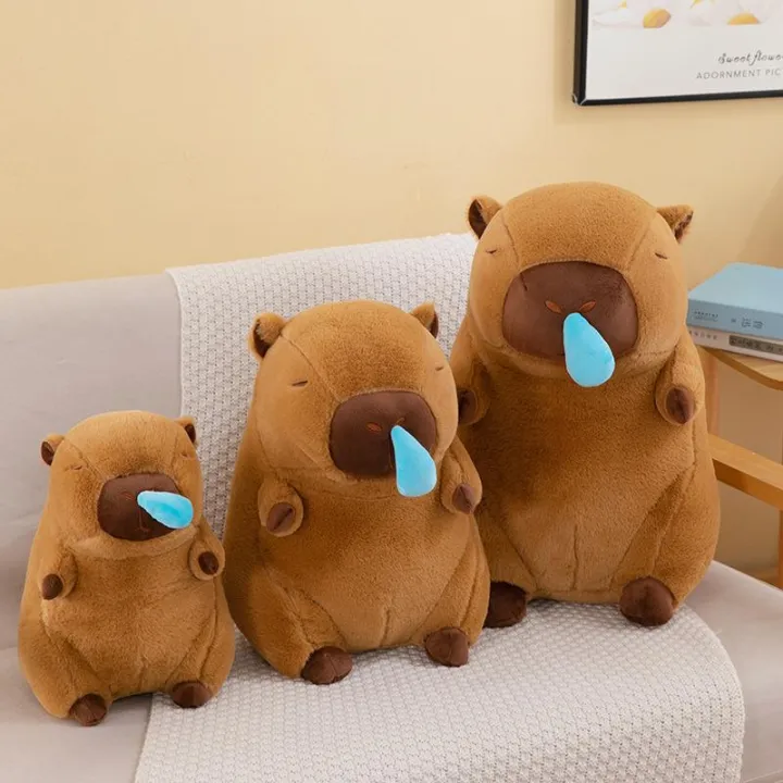 Gấu Bông Chuột Capybara Siêu Mền Thú Nhồi Bông Capybara Bộ Trưởng Bộ Ngoại Giao Siêu Đáng Yêu - Gấu Xinh - G136