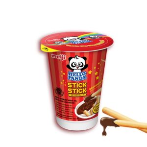 Camilan / Makanan Ringan / Biskuit Meiji Hello Panda Dip Dip Strawberry Chocolate 20 Gr & Stick Strawberry Chocolate 20 Gr Yan Yan Chocolate 40 Gr