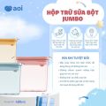 Hộp trữ sữa bột JUMBO. Hộp trữ sữa bột và đồ ăn dặm cho bé, sử dụng tiện lợi, chất liệu an toàn. 