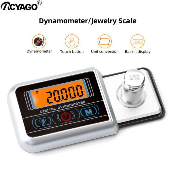 RCYAGO Portable Electric Scale Digital Dynamometer 100G/0.05G 20G/0.01G ...