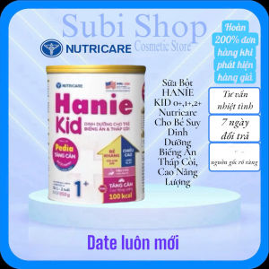Sữa Bột Nutricare Hanie Kid 0+/1+/2+ Lon 850g Dành Cho Trẻ Biếng Ăn & Suy Dinh