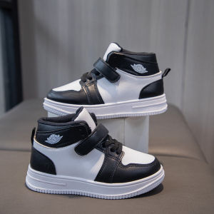 TH BABIES High-Top Shoes For Kids boys With Magic Tape Color blocking For Casual Sneakers