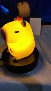 JKL 7-Color Rechargeable Silicone Capybara LED Lamp 2026