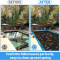 【Customizable】Swimming Pool Cover Mesh Screen Pool Cover Rectangular Leaf Net In Ground Pool Cover Fine Swimming Woven Polyethylene Material Lightweight And Easy To Store For Catching Leaves grand. 