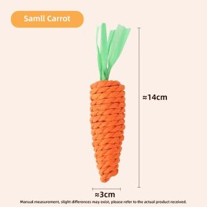 Pet Toy Carrot Cat Chew Toy Durable & Scratch-Resistant Dog Toy