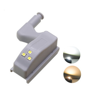 Warmstaion 1/5pcs LED under Cabinet Light Universal Wardrobe Light Sensor LED Armario Inner Hinge Lamp for Cupboard Closet Kitchen