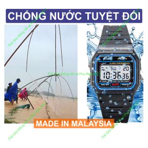 Đồng Hồ Điện Tử CA.S|.O Chống Nước Tuyệt Đối 1 SX tại Malaysia Pin Lâu 7 Năm Đầy Đủ Chức Năng CH02