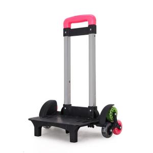 Ba lô đẩy 6 bánh xe Vali kéo xe có thể gập lại Xe đẩy giỏ hàng đa chức năng giỏ hàng tay cho cặp học sinh giỏ xách thú cưng