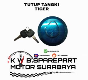 Tutup tangki TIGER (OZAWA) - Penutup Tangki Bensin + 2 Kunci Fuel Tank Cap Mega Pro lama Dll