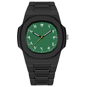 Nautilus Simple Quartz Mens Watch Plastic Beads Single Calendar Internet Celebrity Luminous Waterproof Watch Wholesale