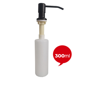 【SG】300ML Stainless Steel Kitchen Sink Soap Dispenser Built-in Design ABS Dispenser Detergent Liquid Soap Lotion Dispensers with Stainless Steel Head