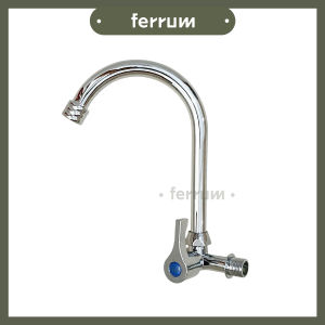 [ FERRUM ] Kran Cuci Piring Keran Dapur Keran Angsa Kran Sink 117-V2 Anti Karat Engkol