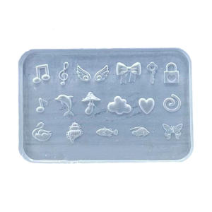 Nail Art Silicone Mold Various Shape Manicure Training Tool Professional Manicure Supplies Perfect for Various Occasion