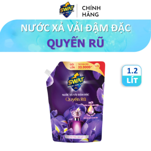 NƯỚC XẢ VẢI SWAT 12L LƯU HƯƠNG THƠM LÂU NƯỚC XẢ VẢI MÙI HƯƠNG LÔI CUỐN