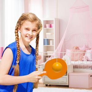 Table tennis training device Hanging Table self-training trainer Tennis Ping Pong Balls Trainer Childrens Indoor Sports Hanging Table Tennis Trainer Set for Children kid Tennis Training Equipment