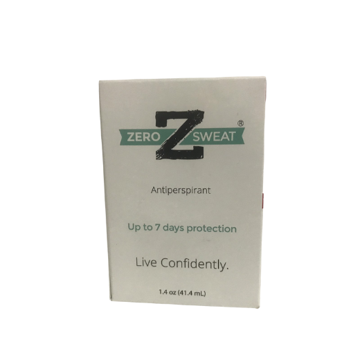 ZeroSweat Antiperspirant Upto 7 Day Protection, RollOn, 1.4 oz. / 41