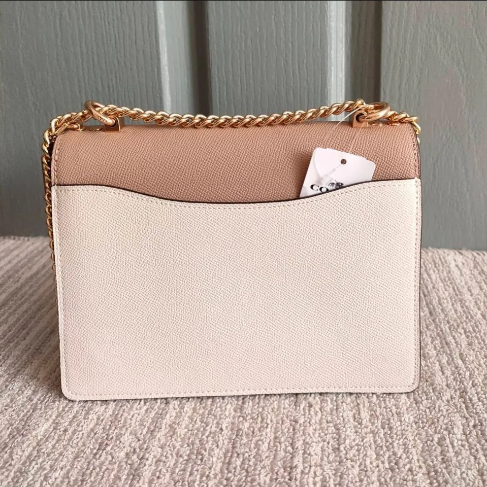 coach crossbody bag cream color
