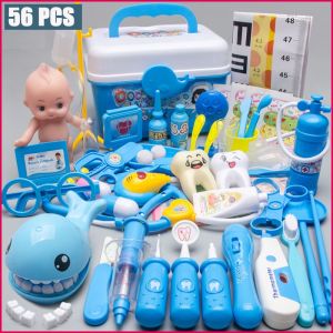 Set Mainan Dokter Anak 56pcs Perempuan Doctor Koper Lengkap PlaySet Dokter Anak Mainan Edukasi MAINAN DOKTER SET / MEDICAL