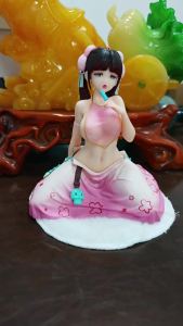 Linglong: An Ancient-Style Girl Enchanted by Popsicles Vibrastar Nun Sister Anime PVC Action Figure Toy Collection Model Doll.