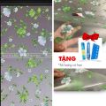 Decal dán kính 3d mờ hoa văn đẹp dán cửa sổ phòng ngủ nhiều mẫu khổ 90cmx50cm. 