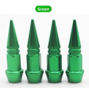 FEELDG 4pcs Phổ quát Nắp van lốp xe ô tô Sửa đổi cá nhân hóa Đầu nhọn Đầu van nhọn Chất lượng cao Phụ tùng ô tô Xe đạp và xe máy