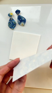 Clay Floral Transfer Stickers Clay Accessory Transfer Paper Elegant Floral Sheets for Crafting