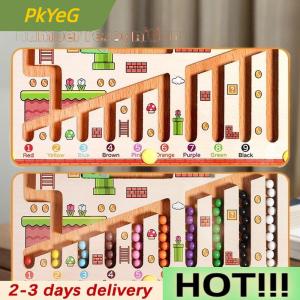 PkYeG 1 Set Color Matching Montessori Toy Magnetic Color And Number Maze Learning Education Toys Concentration Training For Child Gift