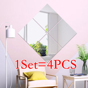 DIY self-adhesive acrylic soft mirror wall sticker HD floor-to-ceiling full-body dressing makeup mirror various styles special-shaped personality fashion wall wall decoration wall stickers bedroom dormitory bathroom