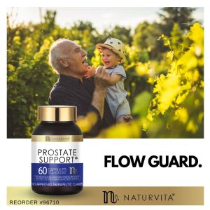 NATURVITA #96710 | EXPIRY: 4/2026 | Prostate Support | Saw Palmetto Potent DHT Blocker for Hair Growth 60 Capsules