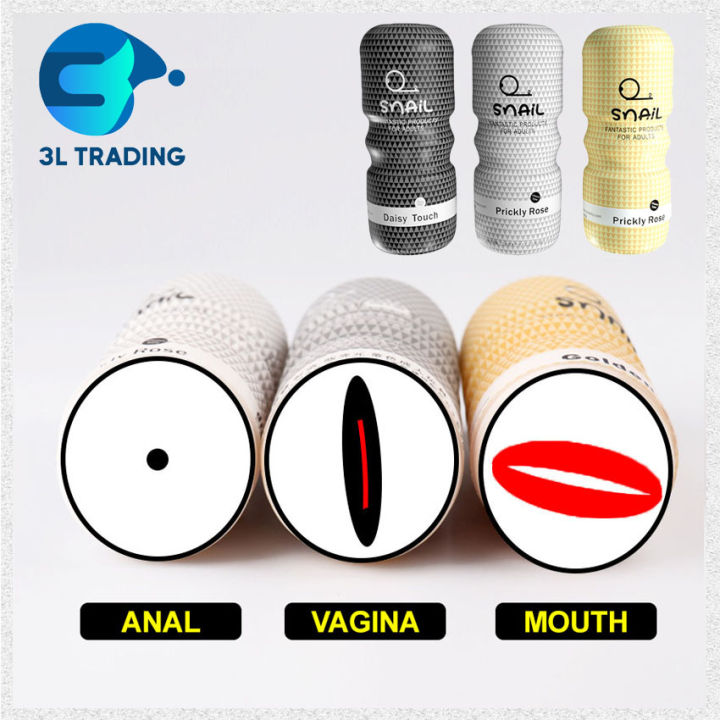 solo male sex toys Snail Transparent Masturbation Cup main image 0