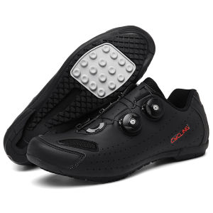 【Tersedia】Sepatu Sepeda Non Cleat Sepatu Bicycle Shoes Plat Sepatu Sepeda Lipat MTB Roadbike Putih Otomatis Ukuran Besar Tren Korea Sangat ringan Size 36-47 Cycling Shoes sepatu sepeda mtb pria Sepatu Bersepeda Sepatu Mtb
