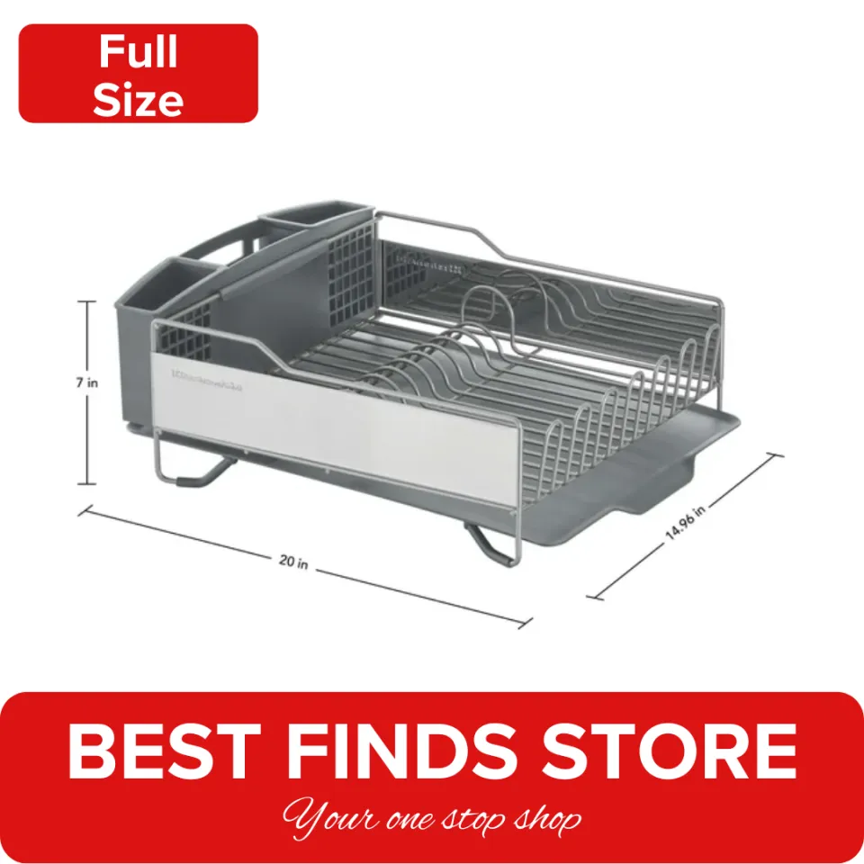 KitchenAid Full Size Dish Drying Rack Stainless Steel Large