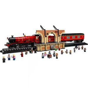 Hogwarts Express Model Bricks Compatible Harry Potter Steam Train Set Toy For Kid Birthday Gift