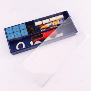 1Set Alat Reparasi Stick Billiard Cue Tip Repair Tool Kotak Perbaikan Klub