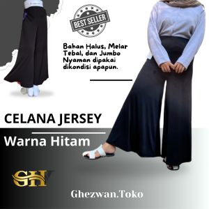 Celana Kulot Spandek Jersey Jumbo Mayung Premium Wanita