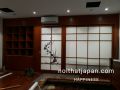 Cửa lùa Nhật Bản Vách Shoji chất liệu gỗ Sồi kết hợp Shoji nhập khẩu Nhật Bản. 