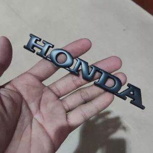 3D Metal Stiker Emblem Honda Logo Timbul Sticker Honda For Mobil / Motor