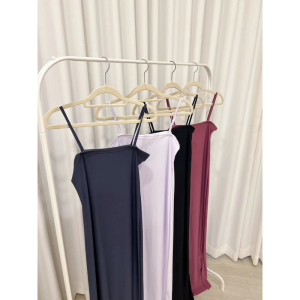 MAXI LONG DRESS PARTY KOREAN STYLE BODYCON - TANKTOP MAXI DRESS BODYCON TALI SPAGHETII TERLARIS PREMIUM QUALITY