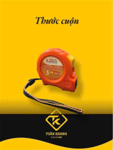 [Ảnh thật] [Chính hãng] Thước Cuộn 5m ASIALighting – Số Lớn Dễ Đọc